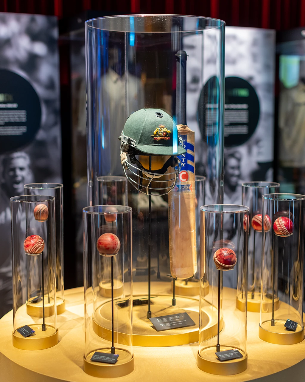 Cricket memorabilia on display in Shane Warne exhibition