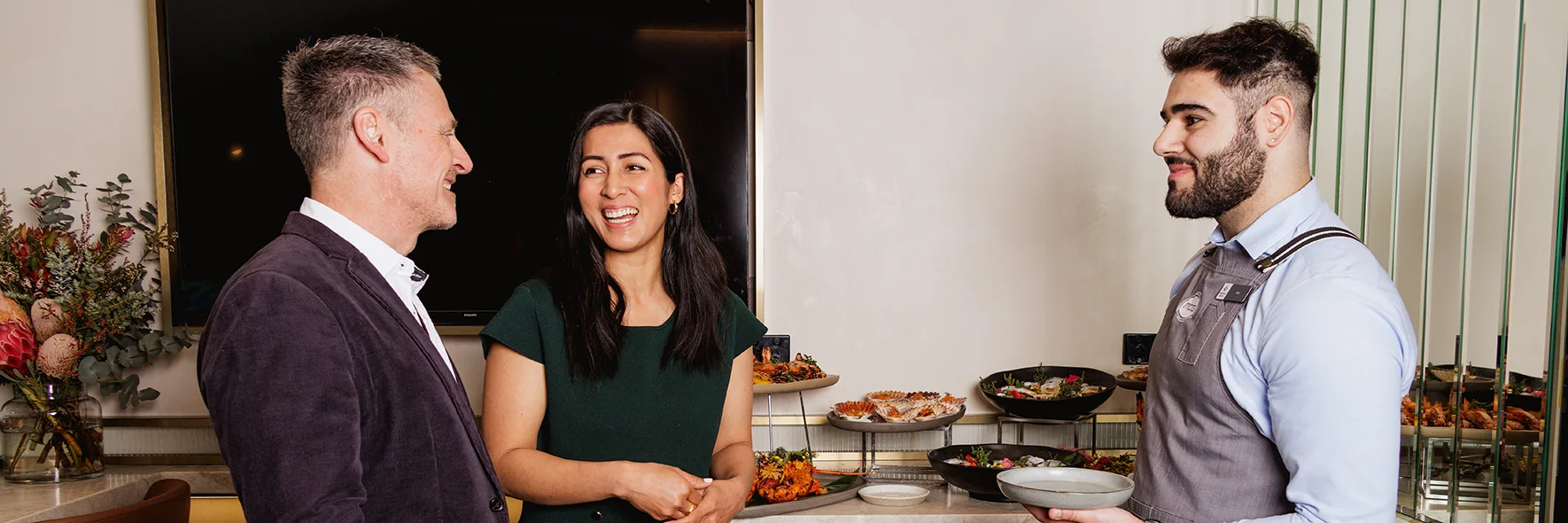 Corporate function guests