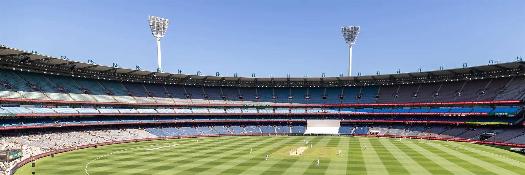Summer cricket match at the MCG