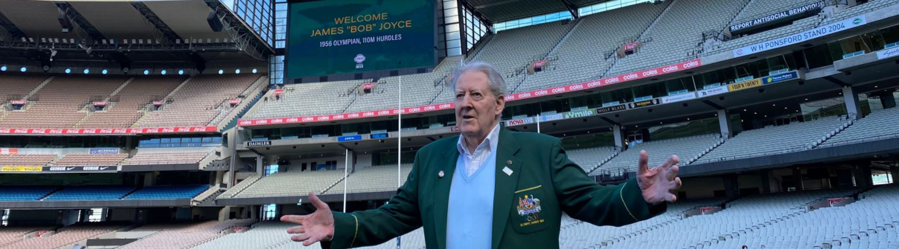 Bob Joyce at the MCG