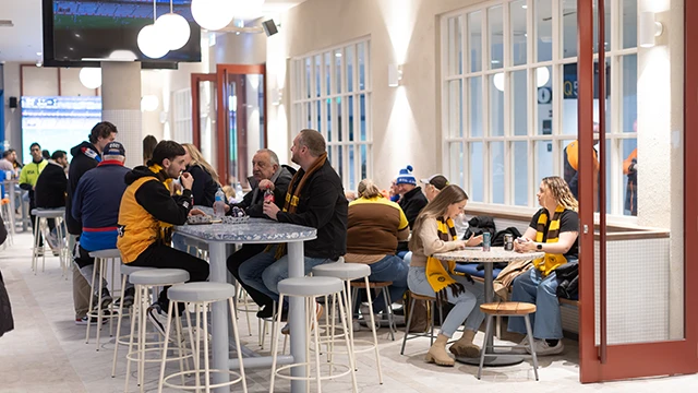 The Deck bar at the MCG The Deck bar at the MCG