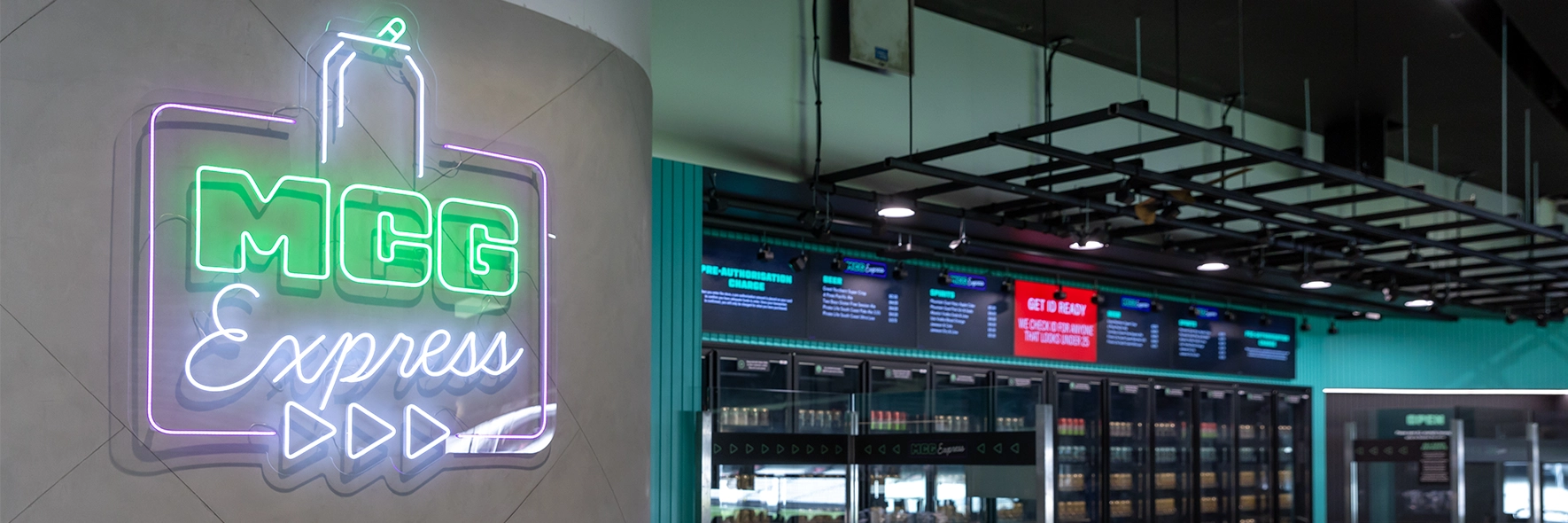 MCG Express An MCG Express outlet at the MCG