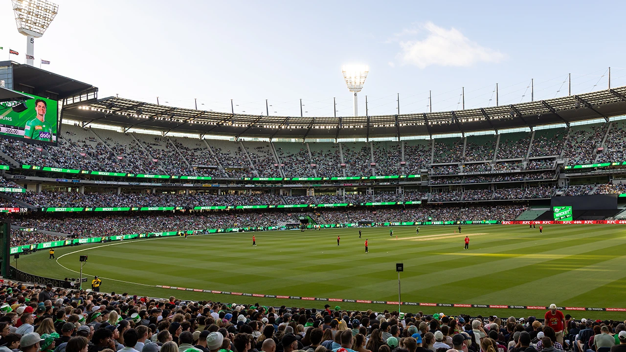 The BBL Melbourne Stars Derby match at the MCG during BBL15